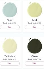 Bi’Boya 4169 Mat Trendy Su Bazlı, Silikonlu, Silinebilir Mat İç Cephe Boyası