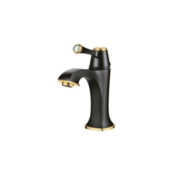 Creavit EG1500-S Elegant Lavabo Armatürü - Siyah&Altın