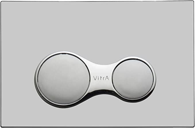 VitrA Sirius 740-0485 Kumanda Paneli, Parlak Krom, Mat Krom