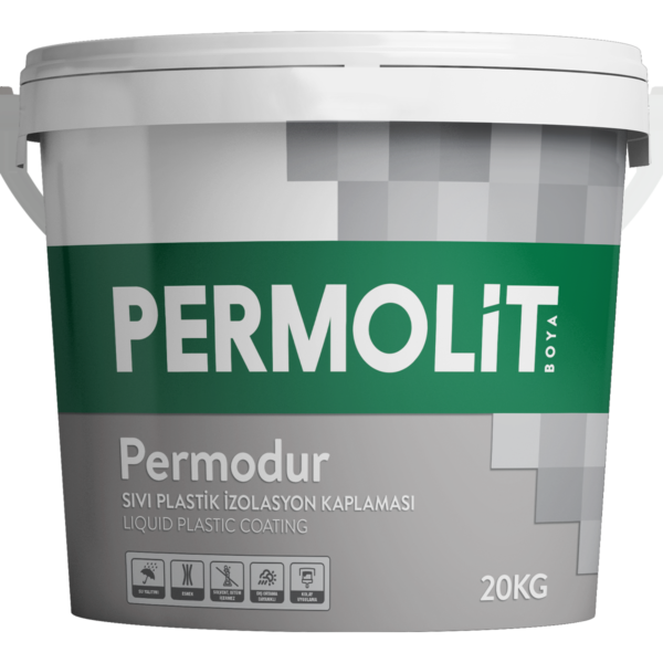 PERMODUR SIVI PLASTİK İZOLASYON KAPLAMASI BEYAZ 20 kg