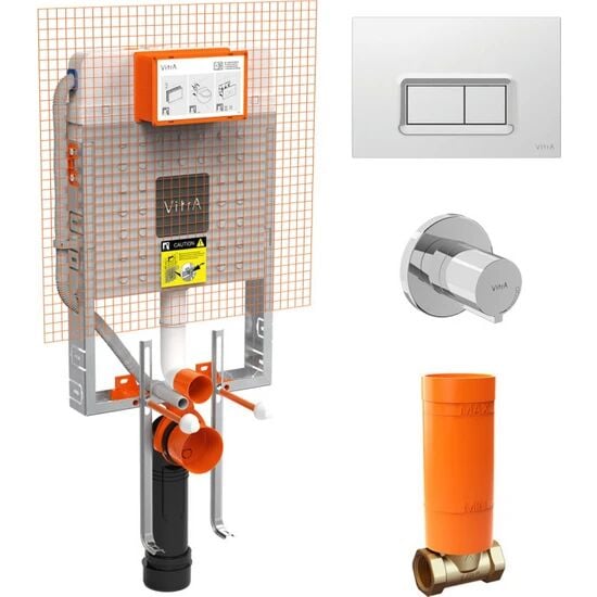 VitrA V8 800-1868 Asma Klozetler İçin Gömme Rezervuar Seti
