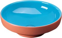 VitrA Water Jewels 4334B449-0016 Çanak Lavabo, VitrA Clean, 40 cm, Terrakota-Turkuaz