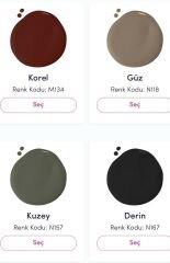 Bi’Boya 4169 Mat Trendy Su Bazlı, Silikonlu, Silinebilir Mat İç Cephe Boyası