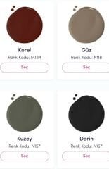 Bi’Boya 4169 Mat Trendy Su Bazlı, Silikonlu, Silinebilir Mat İç Cephe Boyası