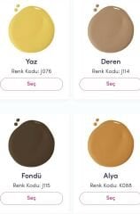 Bi’Boya 4169 Mat Trendy Su Bazlı, Silikonlu, Silinebilir Mat İç Cephe Boyası