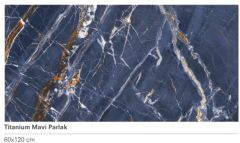 KS-GS- 60*120 TITANIUM BLUE-PARLAK  (PAKET 1,44M2) Bu Ürün Minimum Alım 10,08m2