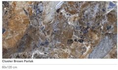 KS-GS- 60*120 CLUSTER BROWN -PARLAK 1,44M2 Bu Ürün Minimum Alım 10,08m2