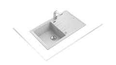 TEKA MAESTRO>Stone 50 B-TG Tek Hazneli Tek Damlalıklı Tegranite Eviye