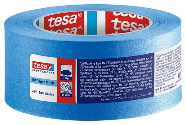 Tesa 4431 Dış Mekan Maskeleme Bandı Mavi 50 m x 50 mm