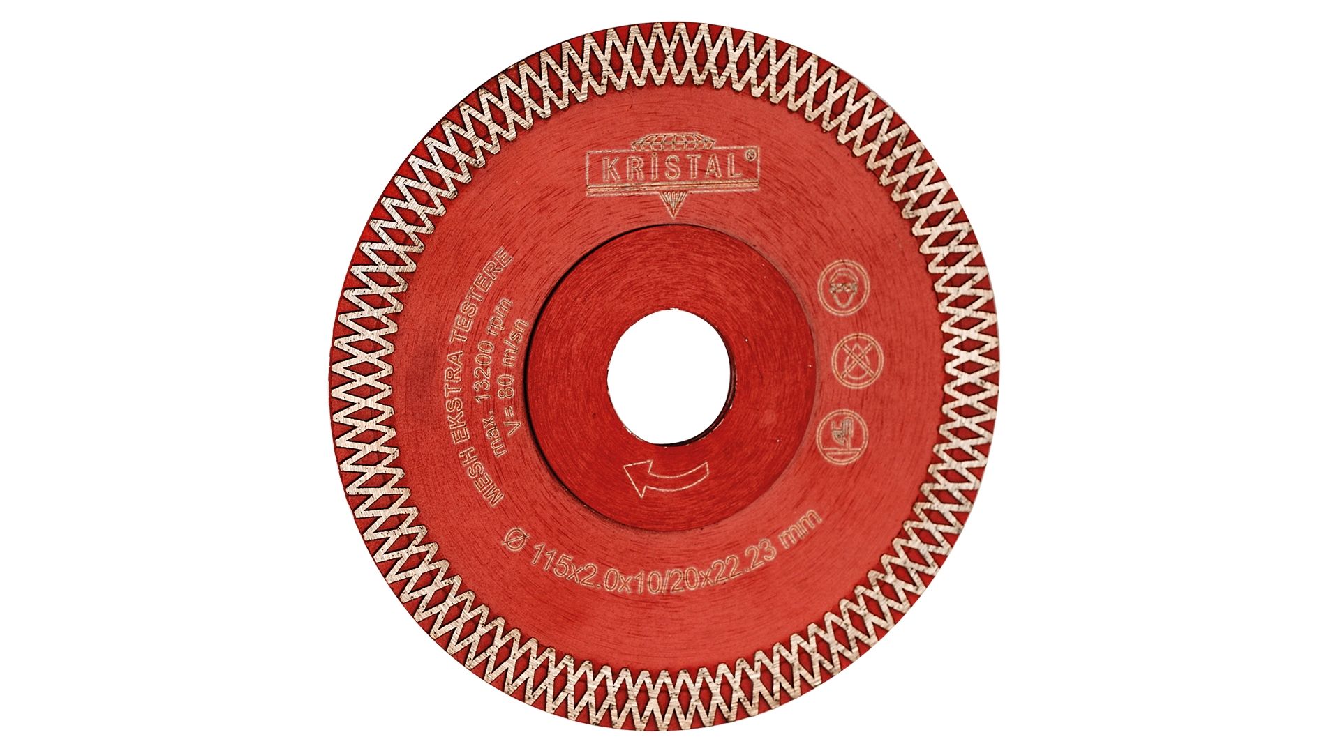 KRİSTAL MESH TURBO TESTERE 115MM KOD:33453