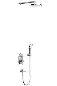 Teska Tenedos Krom İki Yönlü Ankastre Banyo Bataryası Seti AS2300