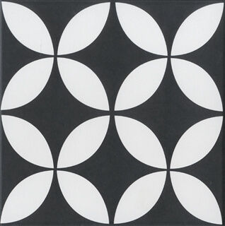 Yurtbay Stamp 20X20 Siyah Mat Yer Duvar Seramiği S17612 - Paket içi 0,68m2 Ürün Minimum Alım 6,8m2