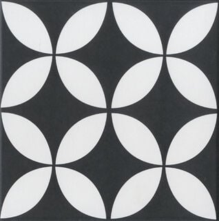 Yurtbay Stamp 20X20 Siyah Mat Yer Duvar Seramiği S17612 - Paket içi 0,68m2 Ürün Minimum Alım 6,8m2