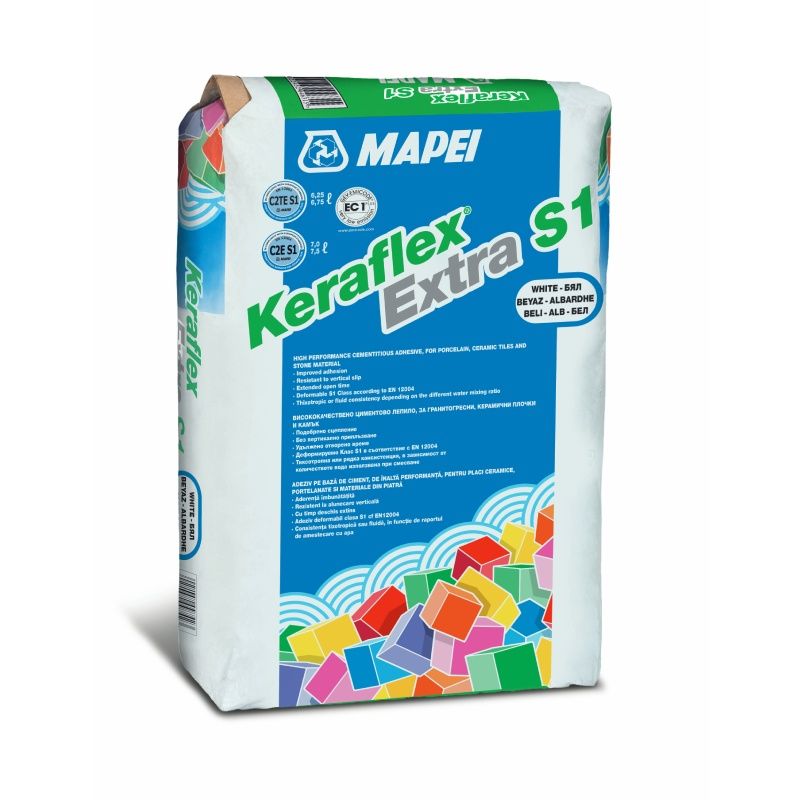 MAPEI KERAFLEX EXTRA S1 YAP BEYAZ&GRİ (C2TES1) 25 KG