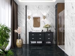 Çanakkale Seramik 310100204011 Carrara FON-5177R Beyaz 40x80 Paket 1.28m2  (Minimum Alım 10,24m2)