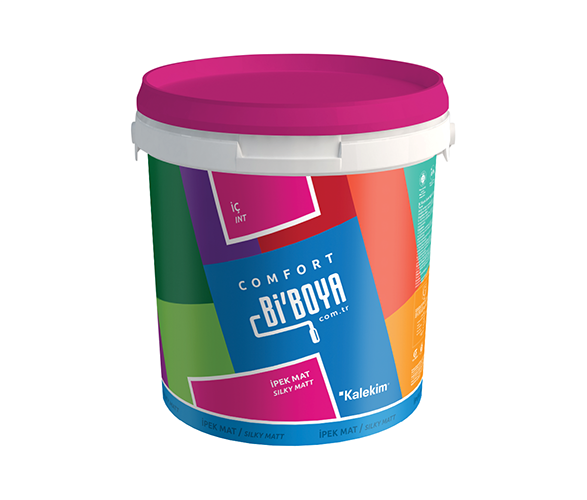 Bi’Boya 4163 İpek Mat Comfort Su Bazlı, Silikonlu, Silinebilir, İpek Mat İç Cephe Boyası