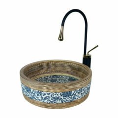 Püre Edessa 42 Cm Dekoratif Tezgah Üstü Çanak Lavabo