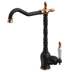 GPD Tek Gövde Eviye Bataryası Retro Siyah Rose MTE180-S-R