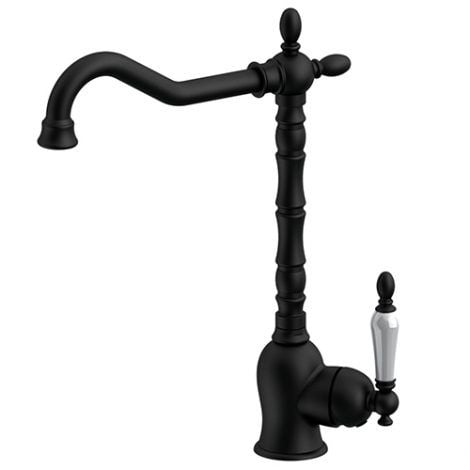 GPD Tek Gövde Eviye Bataryası Retro Siyah MTE180-S