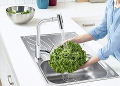 Artema Maestro A42146 Pull-Out Eviye Bataryası Krom