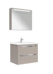 KALE CASİLLA 80 CM VİZON BANYO DOLABI TAKIMI 610100201232