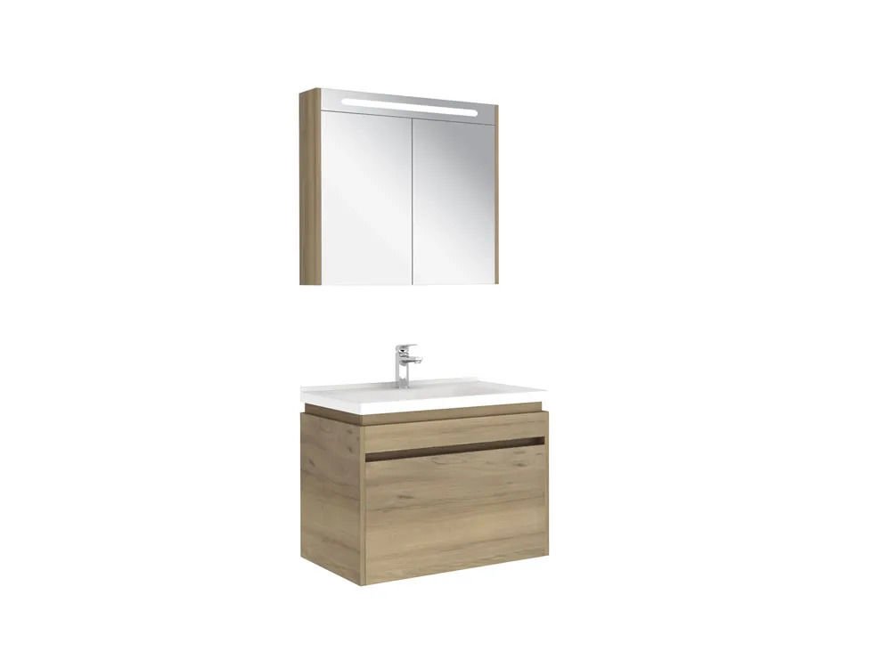 Kale Idea 2.0 80 Cm Pasifik A Tek Çekmeceli Banyo Dolabı Takımı 610100200492