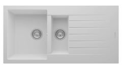 REALSTONE GRANİT EVİYE P005 TROYA 100 Beyaz