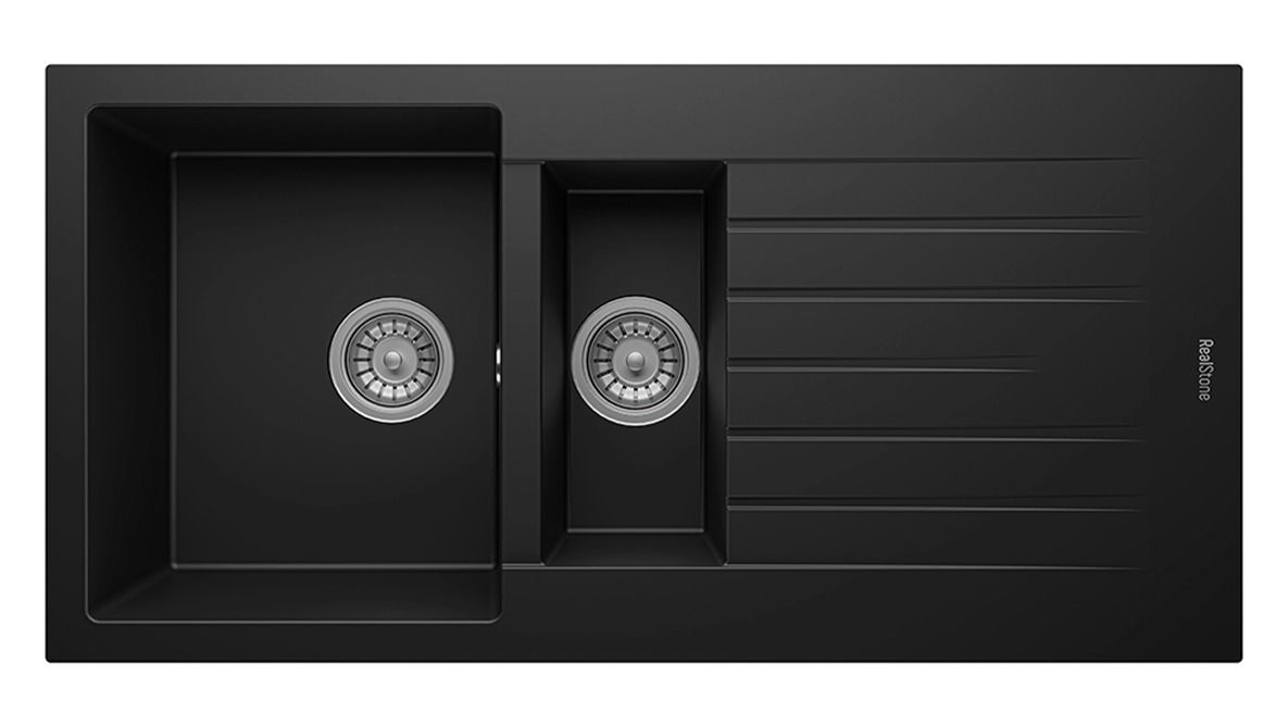 REALSTONE GRANİT EVİYE P005 TROYA 100 Siyah