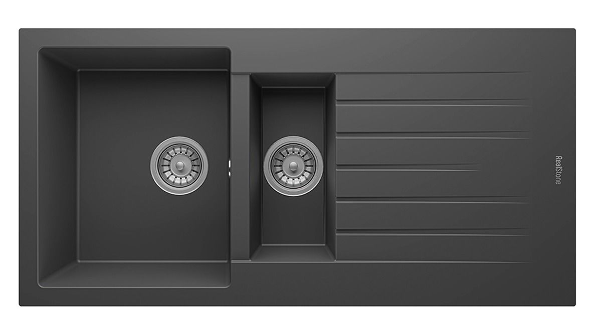 REALSTONE GRANİT EVİYE P005 TROYA 100 Antrasit