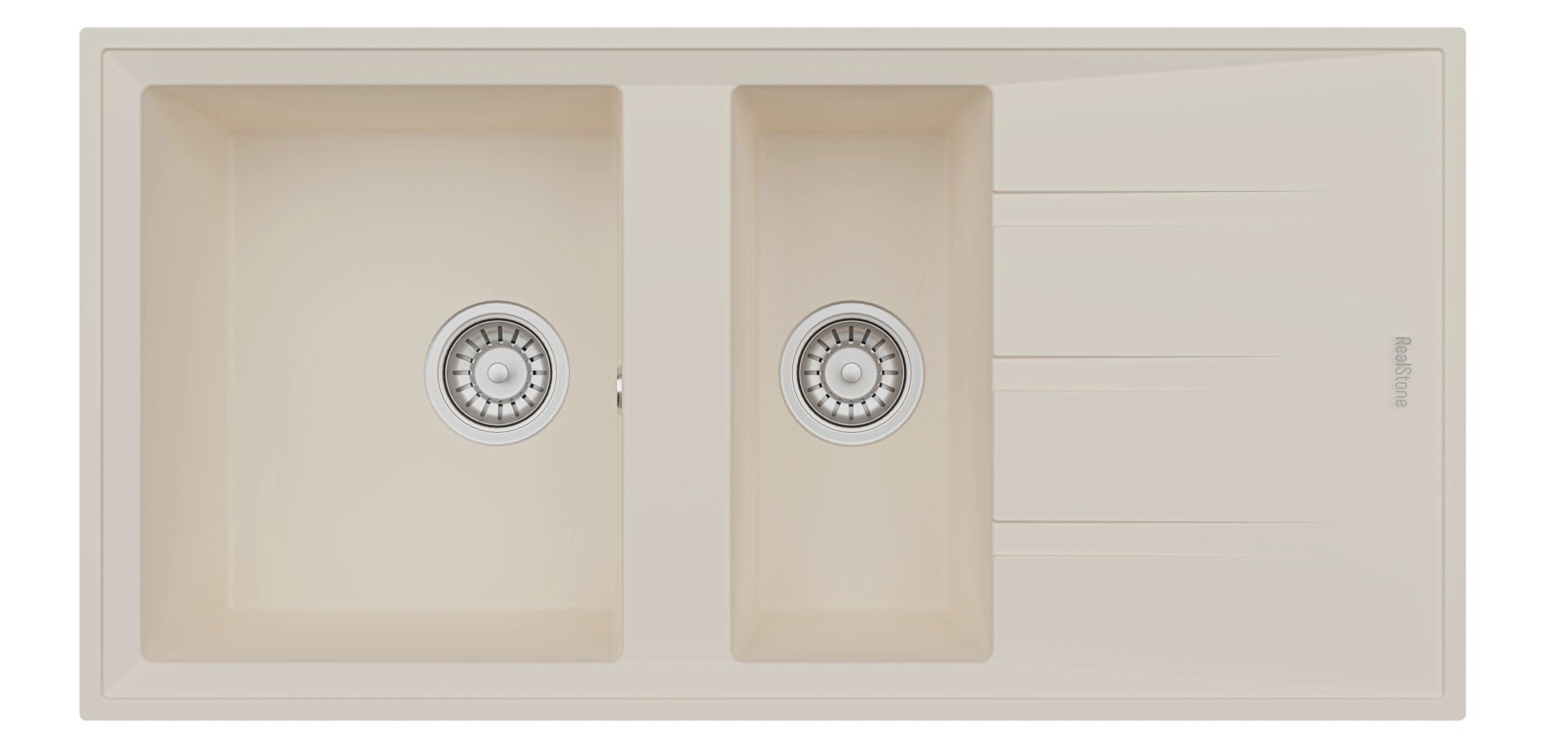 REALSTONE GRANİT EVİYE P013 SALDA 100 Krem