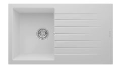 REALSTONE GRANİT EVİYE P004 TROYA 86 Beyaz