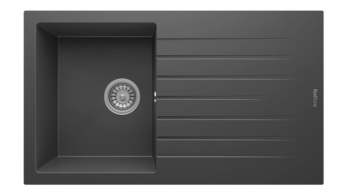 REALSTONE GRANİT EVİYE P004 TROYA 86 Antrasit