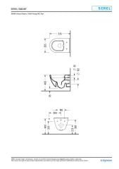 SM46 SEREL Smart Asma Klozet 52cm SM46ODL110H (kapak hariç)
