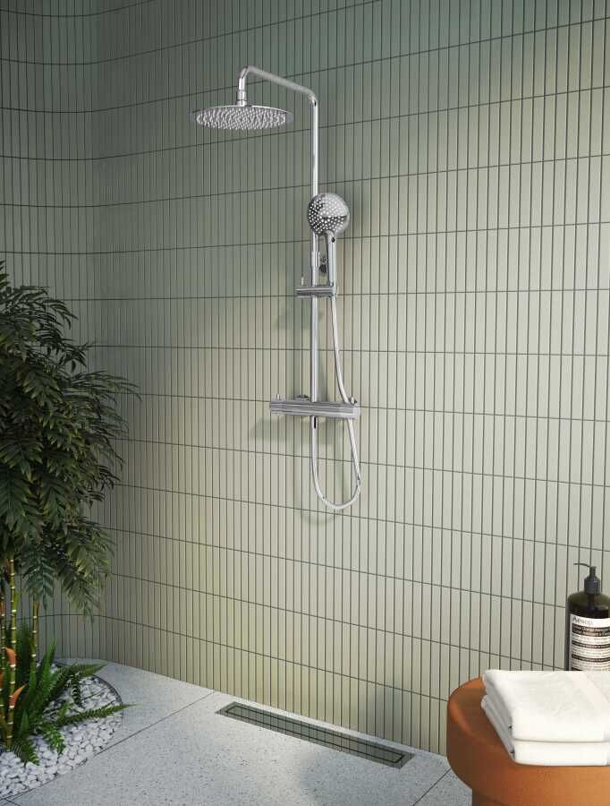 ARTEMA AQUAHEAT BLİSS 250 TERMOSTATİK DUŞ KOLONU A47201