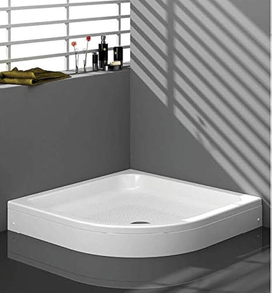 KALE-İDA 90*90 CM H:20 OVAL AKRİLİK DUŞ TEKNESİ