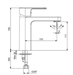 ECA DREAM LAVABO BATARYASI KROM 102188147